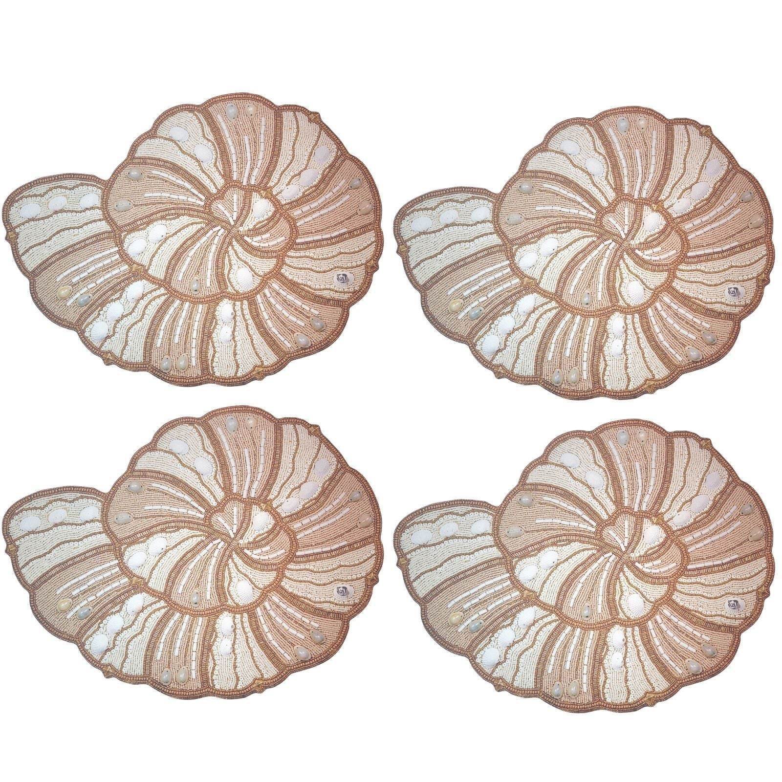 Charlo's Set 4 Premium Placemats Waterproof Beauty Of The Sea - Loft&Timber