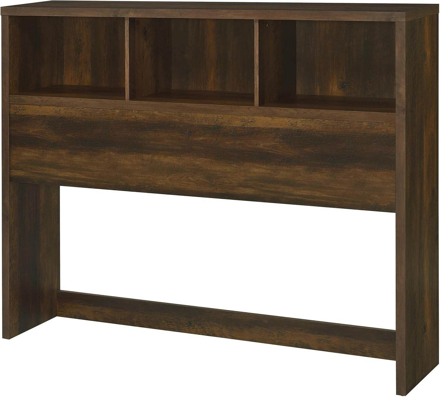 Queen Bookcase Headboard with Dark Pine Finish - Loft&Timber