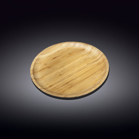 Bamboo Round Plate 7" inch | For Appetizers / Barbecue - Loft&Timber