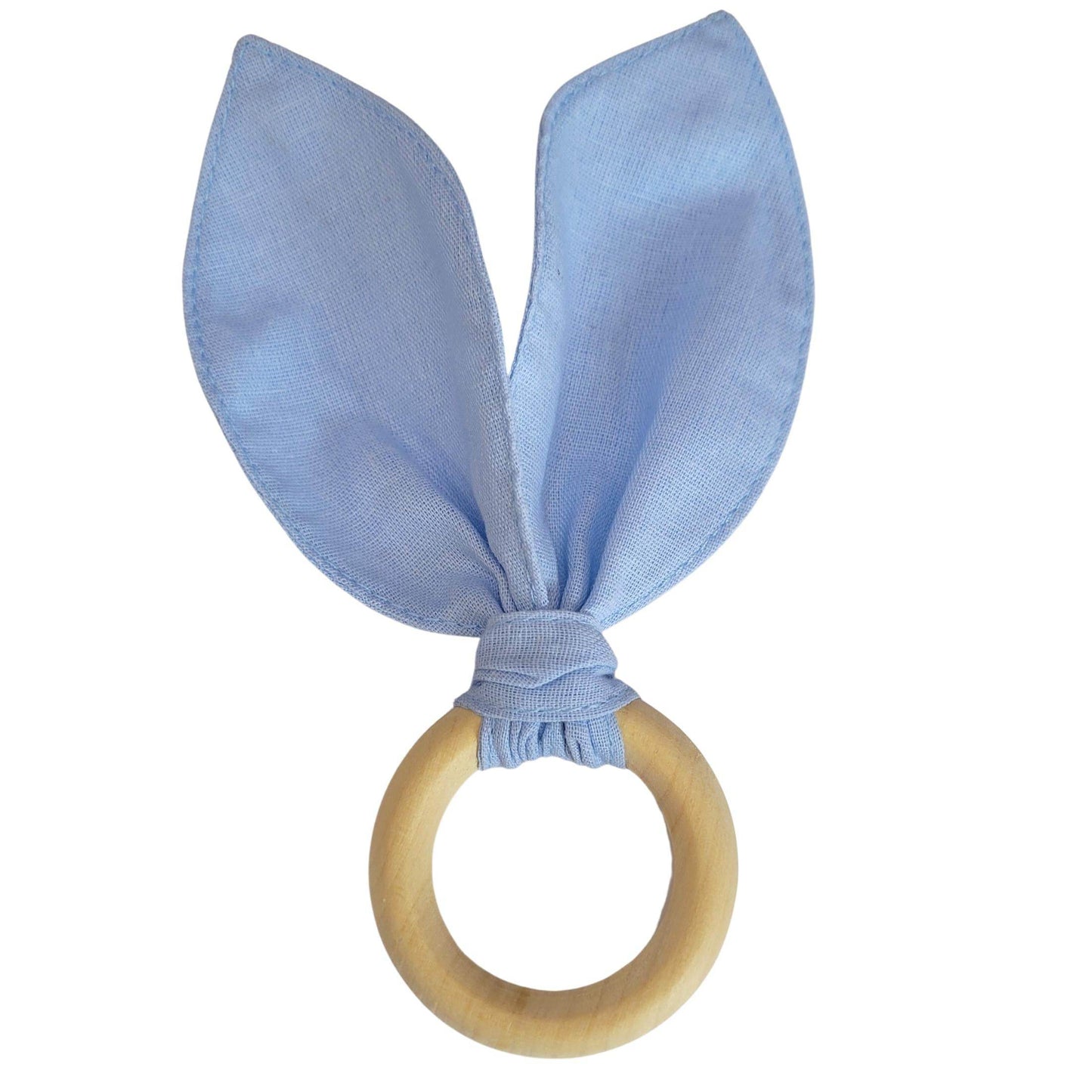 Maison Charlo | Easter Set of 4 Blue Turquoise Bunny Ears Napkin Rings | Dining Table Decor - Loft&Timber
