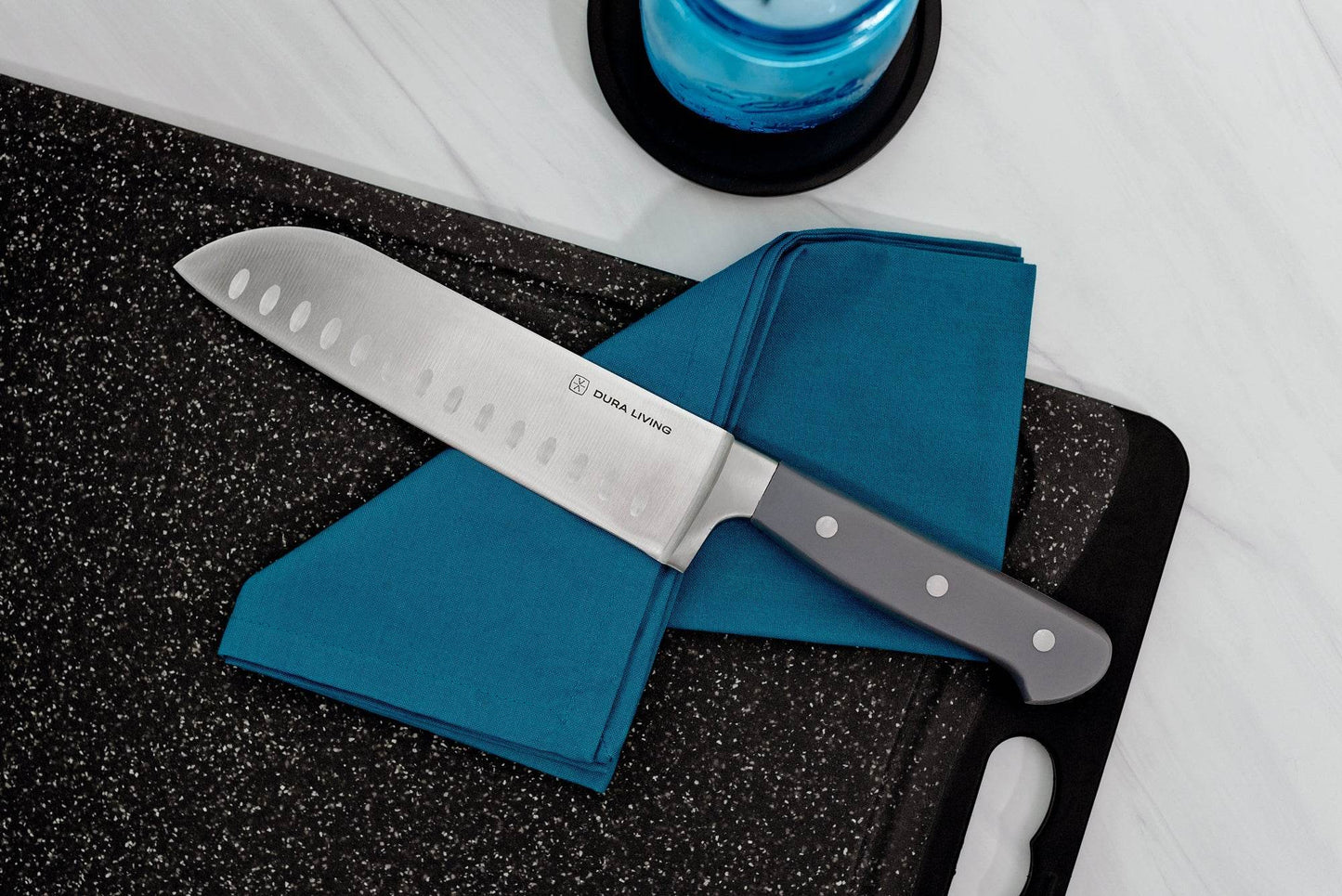 Superior 7 inch Santoku Knife - Gray - Loft&Timber