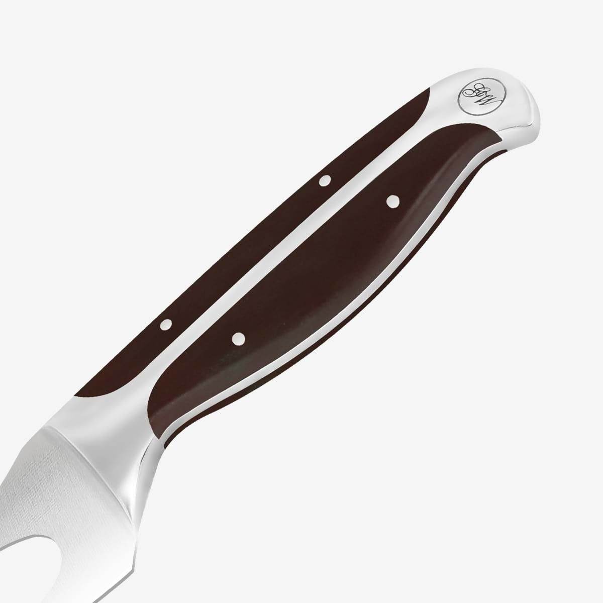 Gunter Wilhelm Premier Cheese Knife, 7 Inch | Dark Brown ABS Handle SKU: 30-324-0807 - Loft&Timber
