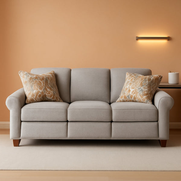 Elegant Duo Power Reclining Sofa Featuring USB Ports-0