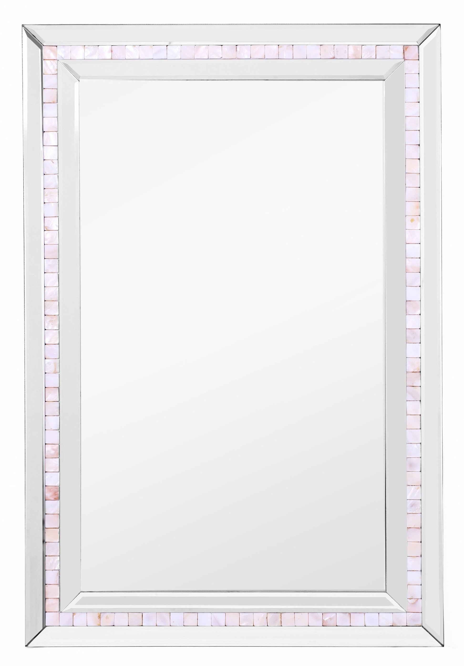 Mosaic Tiled Beveled Bathroom/Vanity Mirror - Loft&Timber