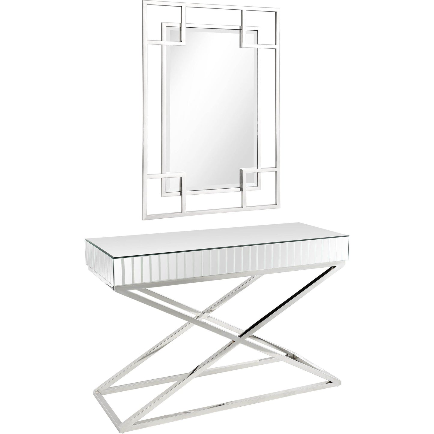 Kinney Wall Mirror and Console Table - Loft&Timber