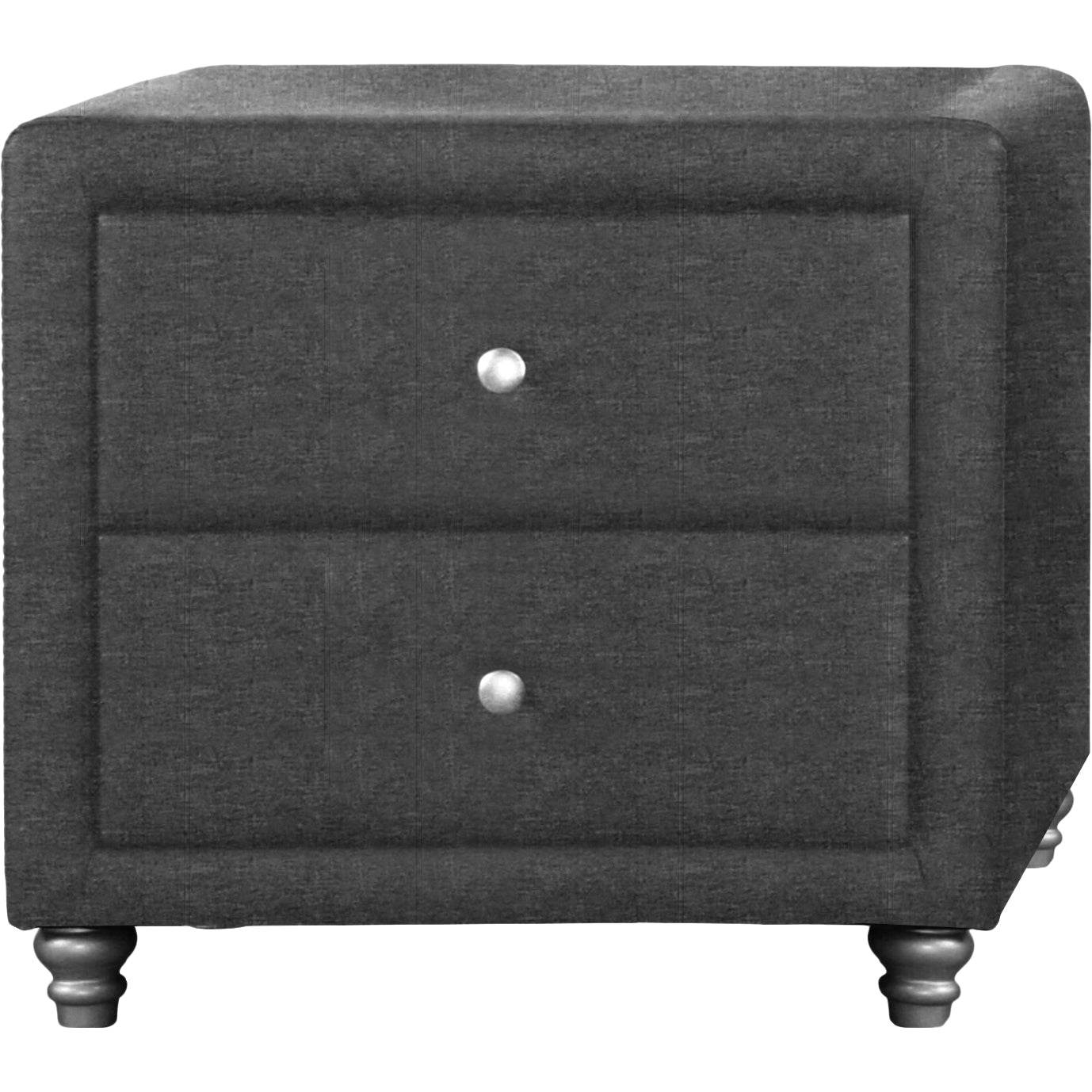 Upholstered Nightstand - Loft&Timber