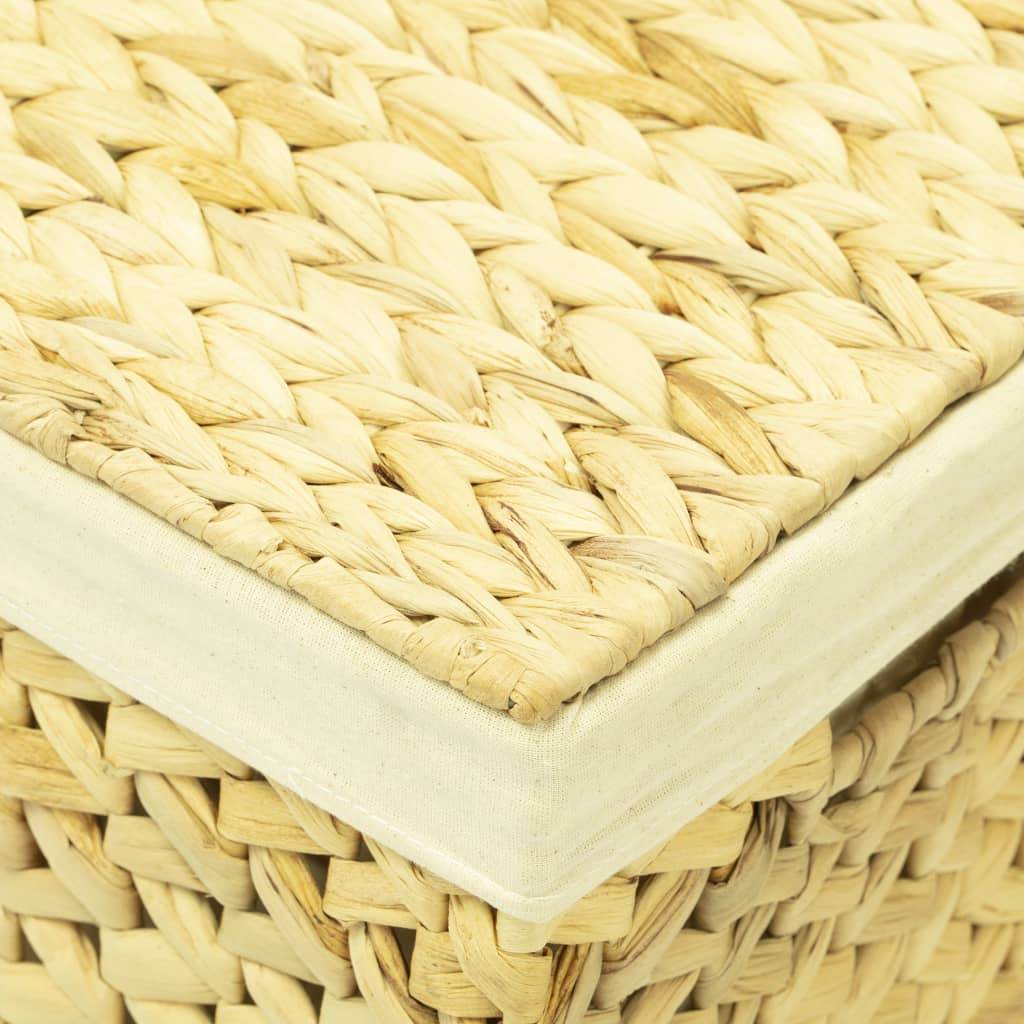 vidaXL 4 Piece Bathroom Set Water Hyacinth - Loft&Timber