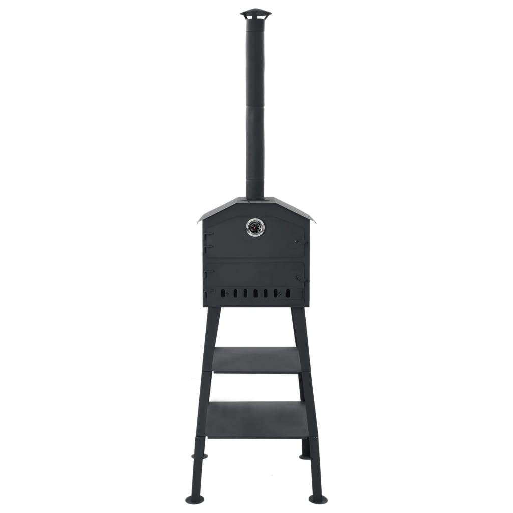 vidaXL Outdoor Pizza Oven Charcoal Fired with 2 Fireclay Stones - Loft&Timber