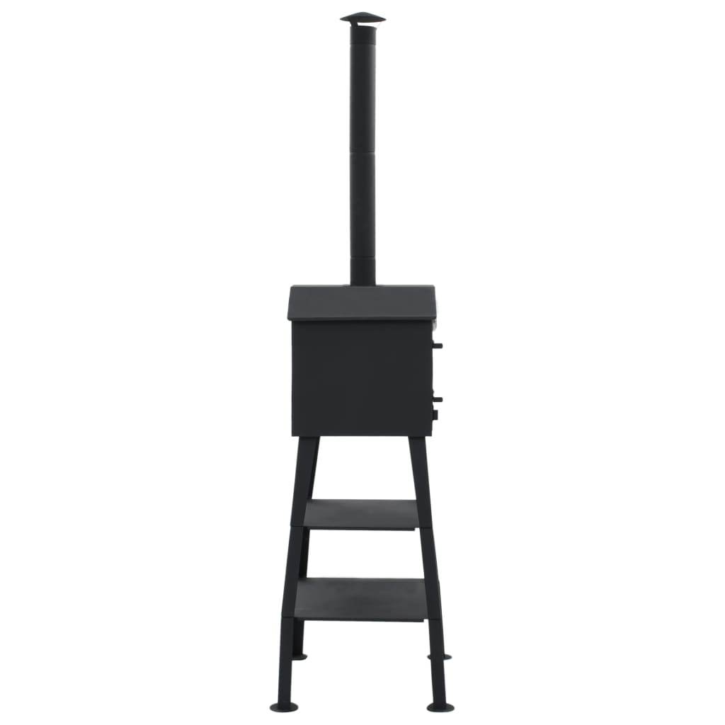 vidaXL Outdoor Pizza Oven Charcoal Fired with 2 Fireclay Stones - Loft&Timber