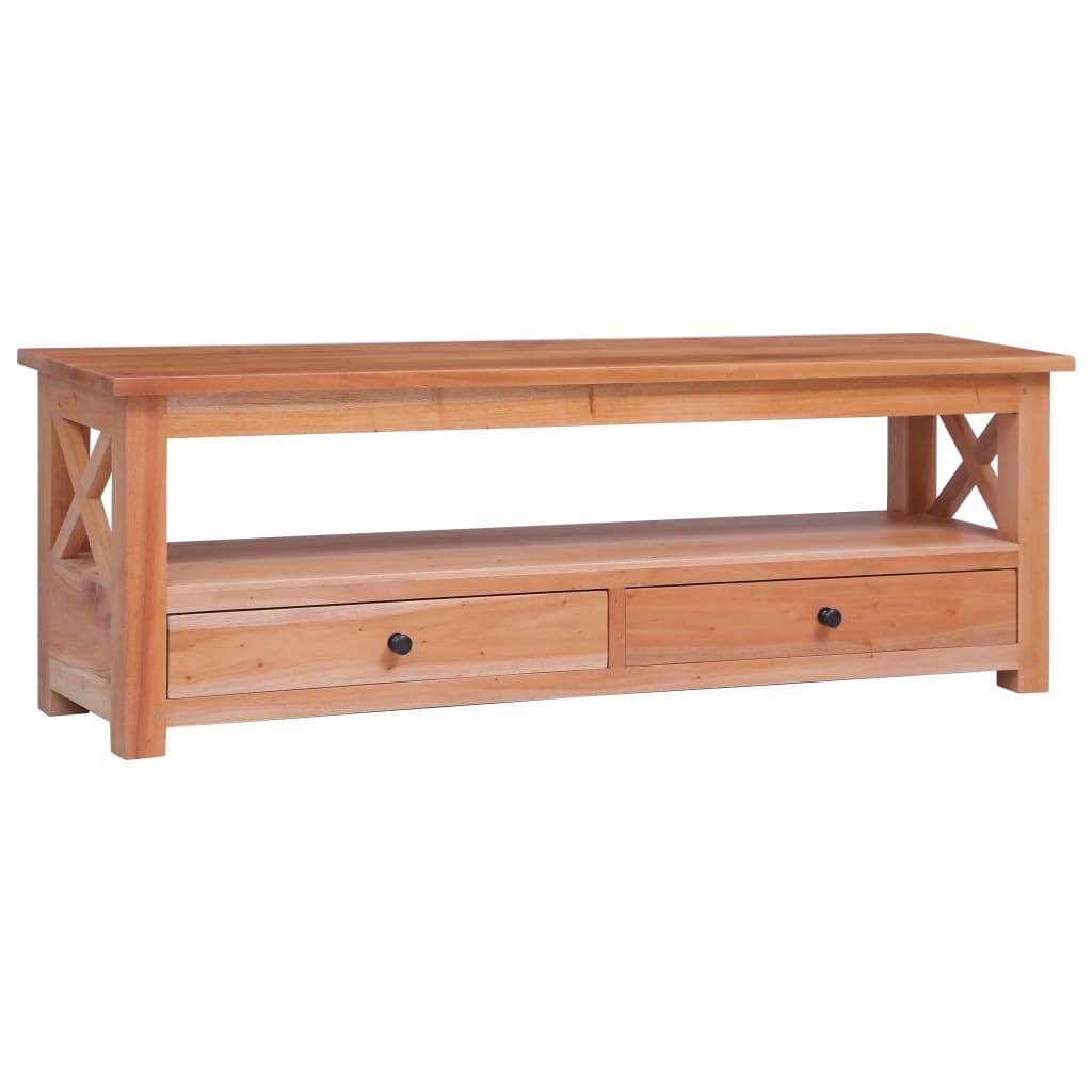 vidaXL TV Stand TV Unit Sideboard TV Console Media Unit Solid Mahogany Wood - Loft&Timber