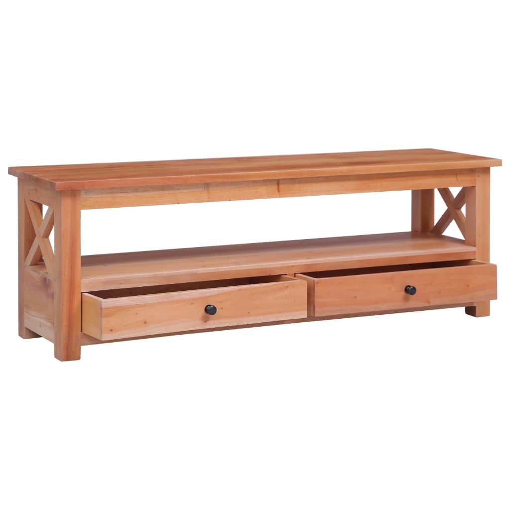 vidaXL TV Stand TV Unit Sideboard TV Console Media Unit Solid Mahogany Wood - Loft&Timber