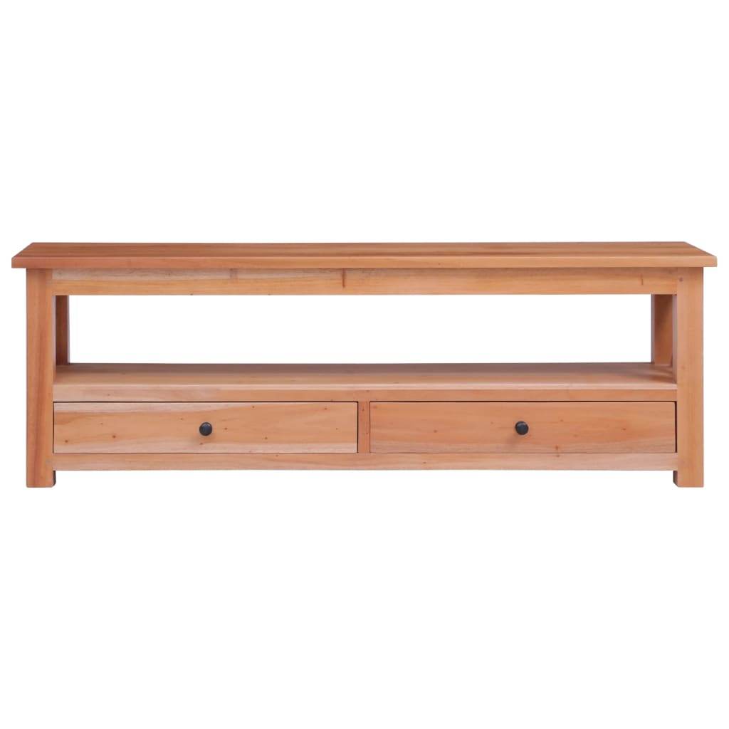 vidaXL TV Stand TV Unit Sideboard TV Console Media Unit Solid Mahogany Wood - Loft&Timber