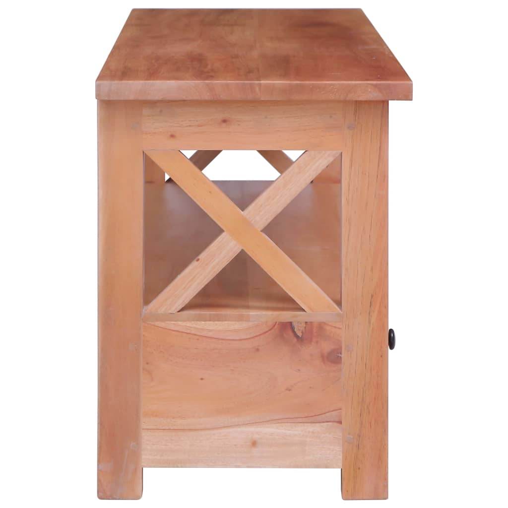 vidaXL TV Stand TV Unit Sideboard TV Console Media Unit Solid Mahogany Wood - Loft&Timber