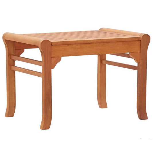 vidaXL Bench Weather Resistant Wooden Outdoor Bench Solid Wood Eucalyptus - Loft&Timber