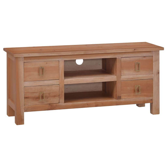 vidaXL TV Stand TV Unit Sideboard TV Console Media Unit Solid Mahogany Wood - Loft&Timber