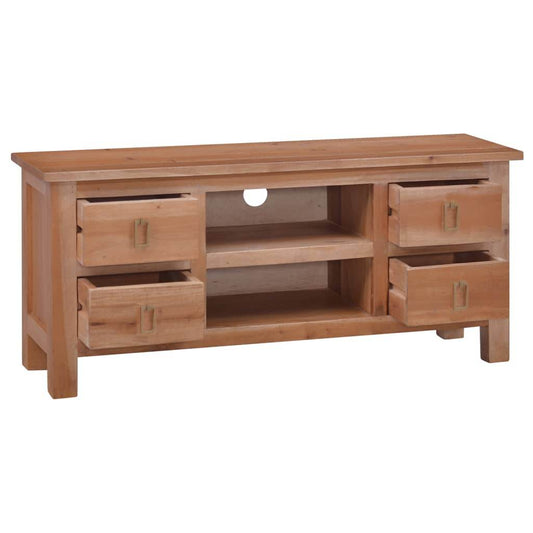 vidaXL TV Stand TV Unit Sideboard TV Console Media Unit Solid Mahogany Wood - Loft&Timber