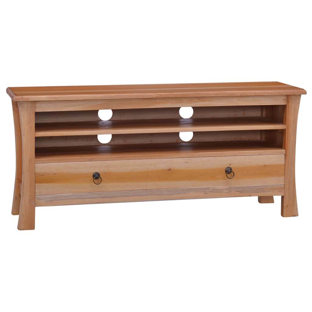 vidaXL TV Stand TV Unit Sideboard TV Console Media Unit Solid Mahogany Wood - Loft&Timber