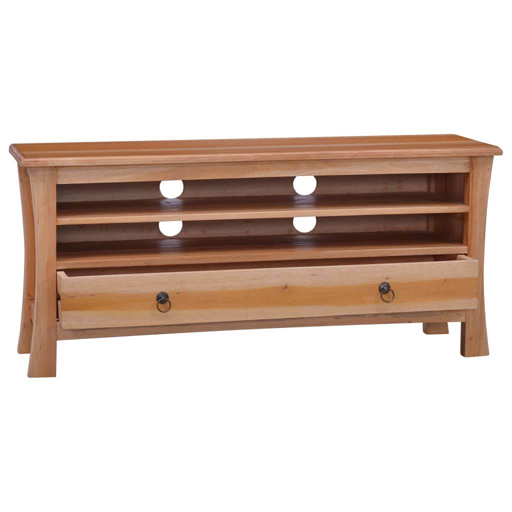 vidaXL TV Stand TV Unit Sideboard TV Console Media Unit Solid Mahogany Wood - Loft&Timber