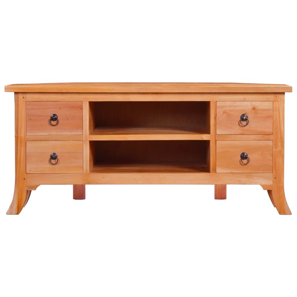 vidaXL TV Stand TV Unit Sideboard TV Console Media Unit Solid Mahogany Wood - Loft&Timber