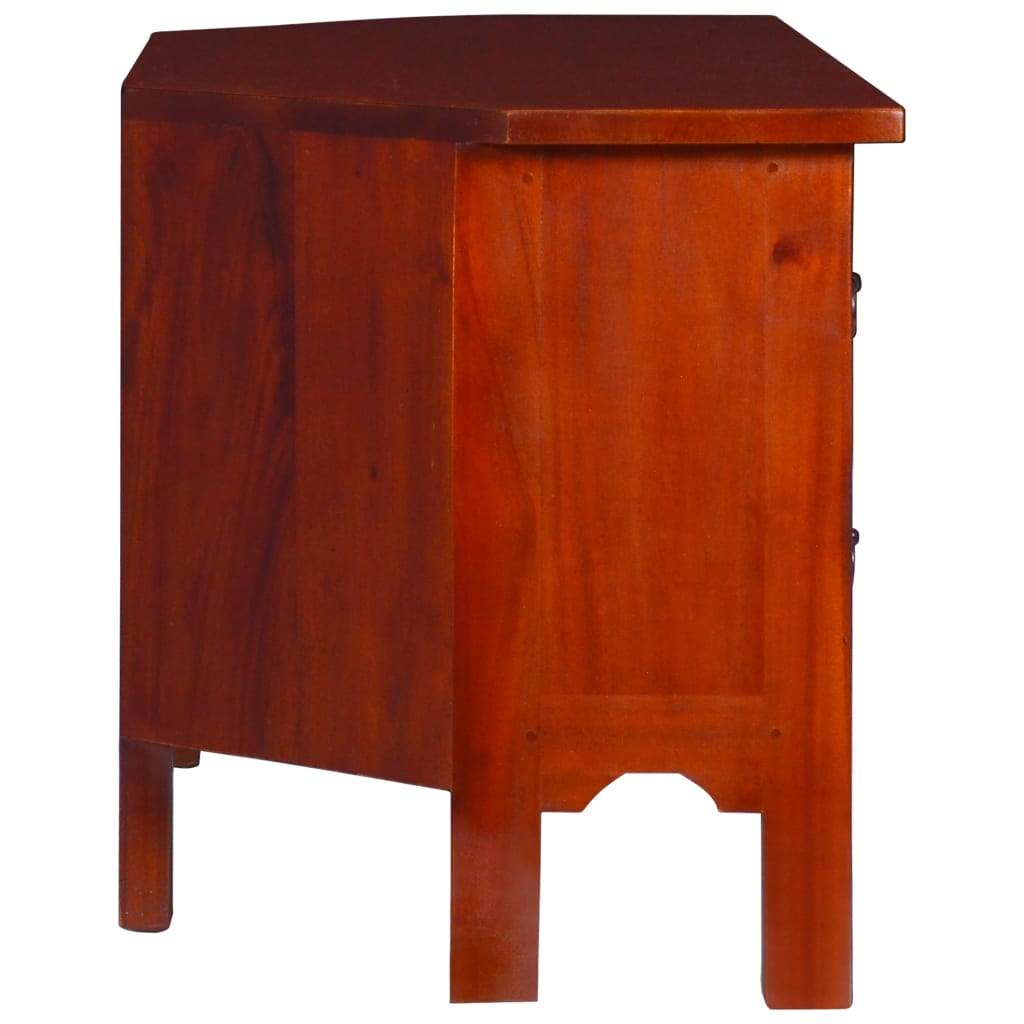 vidaXL TV Stand TV Unit Sideboard TV Console Media Unit Solid Mahogany Wood - Loft&Timber