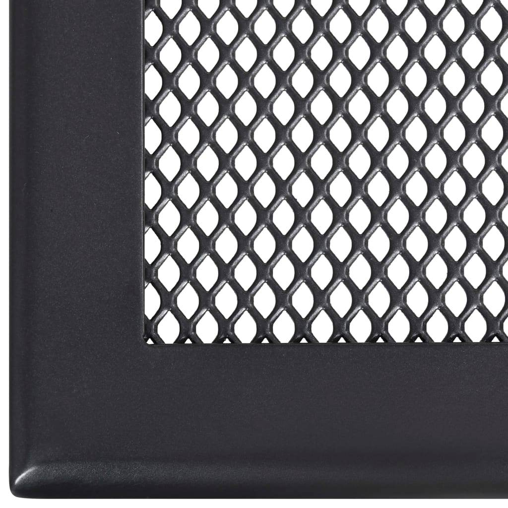 vidaXL Outdoor Dining Table Garden Patio Folding Table with Mesh Design Steel - Loft&Timber