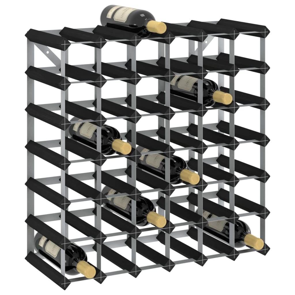 vidaXL Countertop Wine Rack Bottle Holder Wine Storage Organizer Solid Wood - Loft&Timber