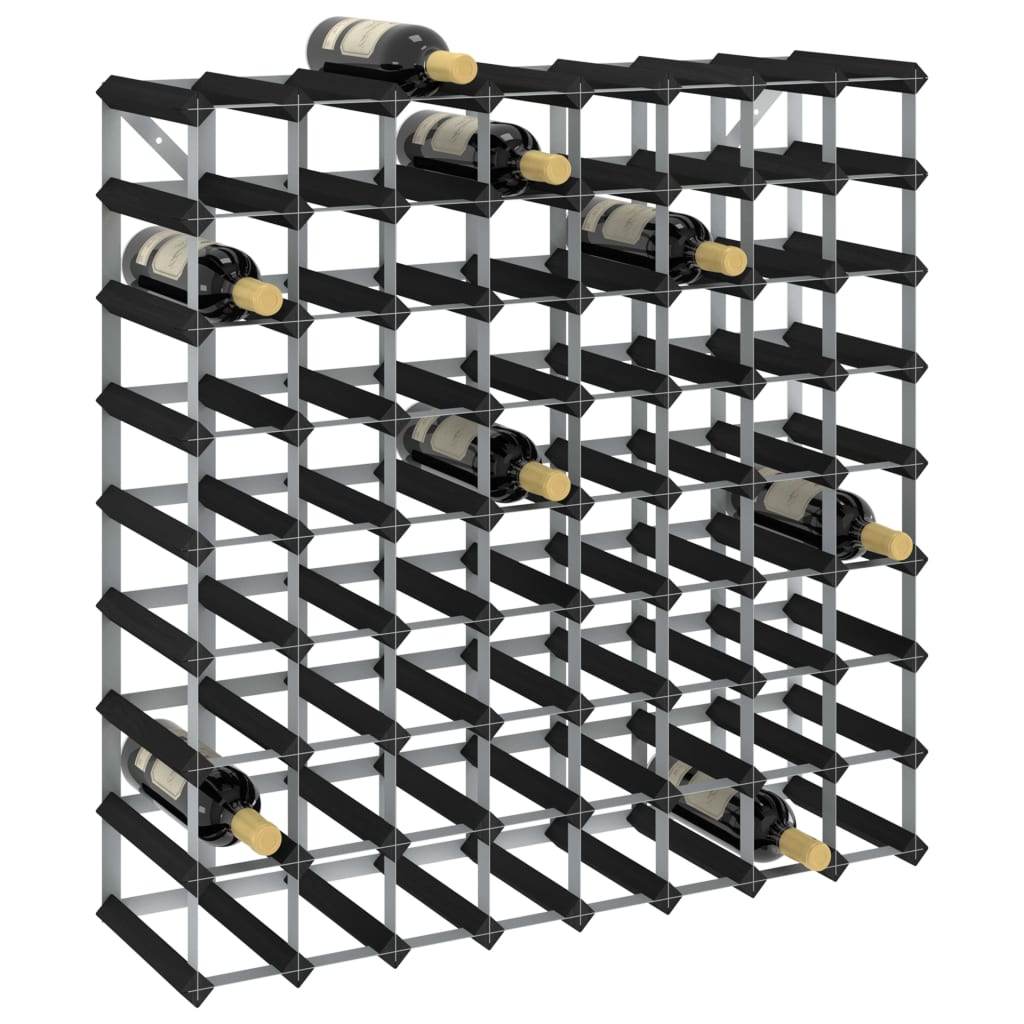 vidaXL Countertop Wine Rack Bottle Holder Wine Storage Organizer Solid Wood - Loft&Timber