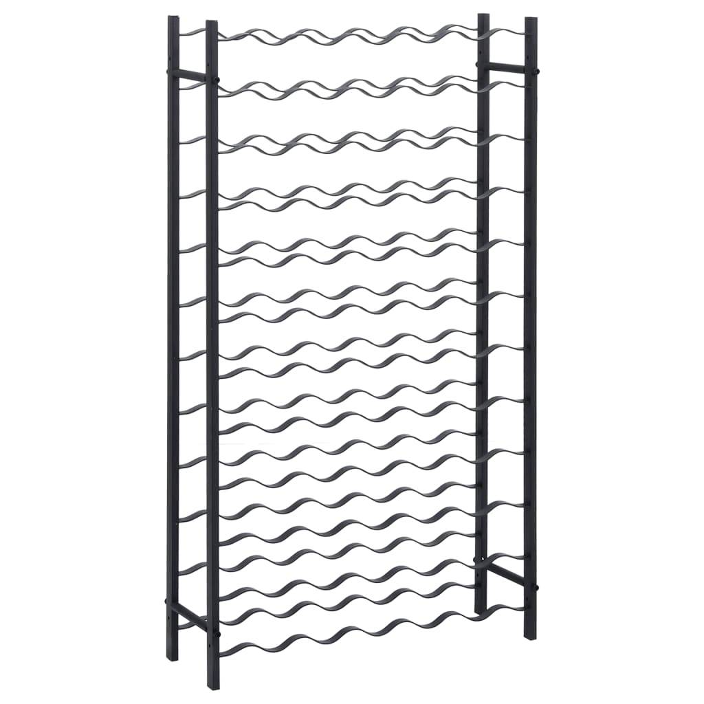 vidaXL Wine Rack Bottle Holder Wine Storage Organizer for Pantry Kitchen Metal - Loft&Timber