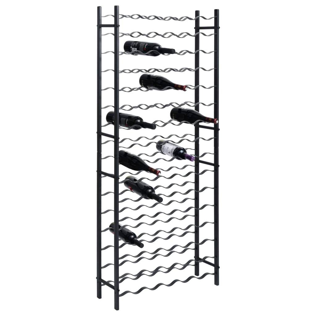 vidaXL Wine Rack Bottle Holder Wine Storage Organizer for Pantry Kitchen Metal - Loft&Timber