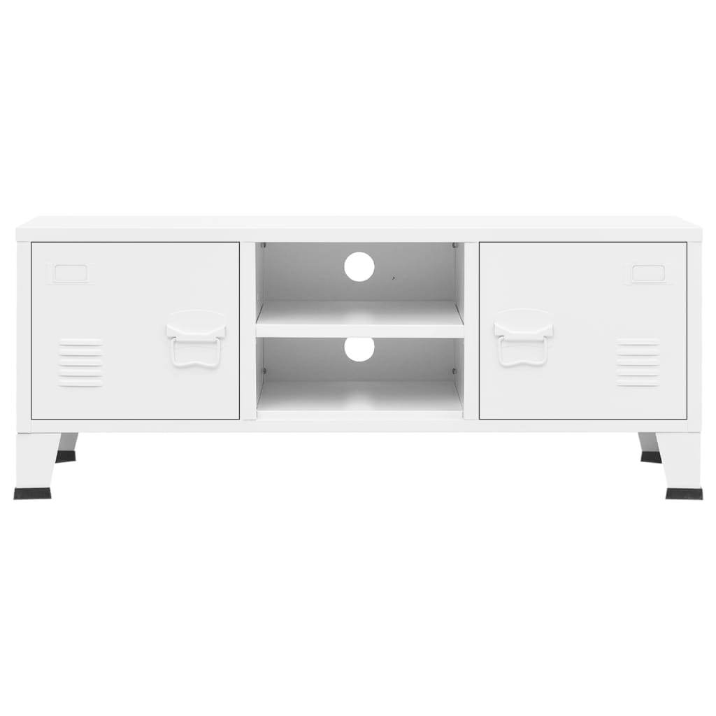 vidaXL TV Stand TV Console Sideboard TV Unit Home Media Unit Cupboard Metal - Loft&Timber
