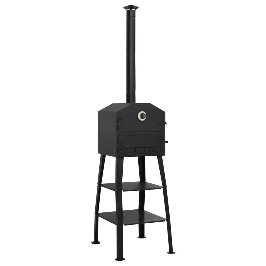 vidaXL Outdoor Pizza Oven Charcoal Fired with 2 Fireclay Stones - Loft&Timber