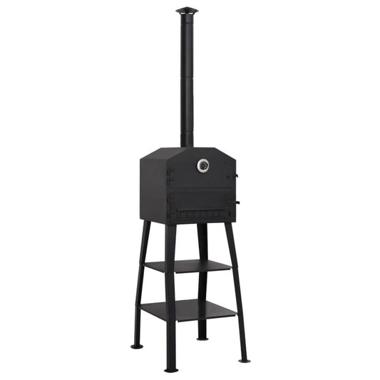vidaXL Outdoor Pizza Oven Charcoal Fired with 2 Fireclay Stones - Loft&Timber