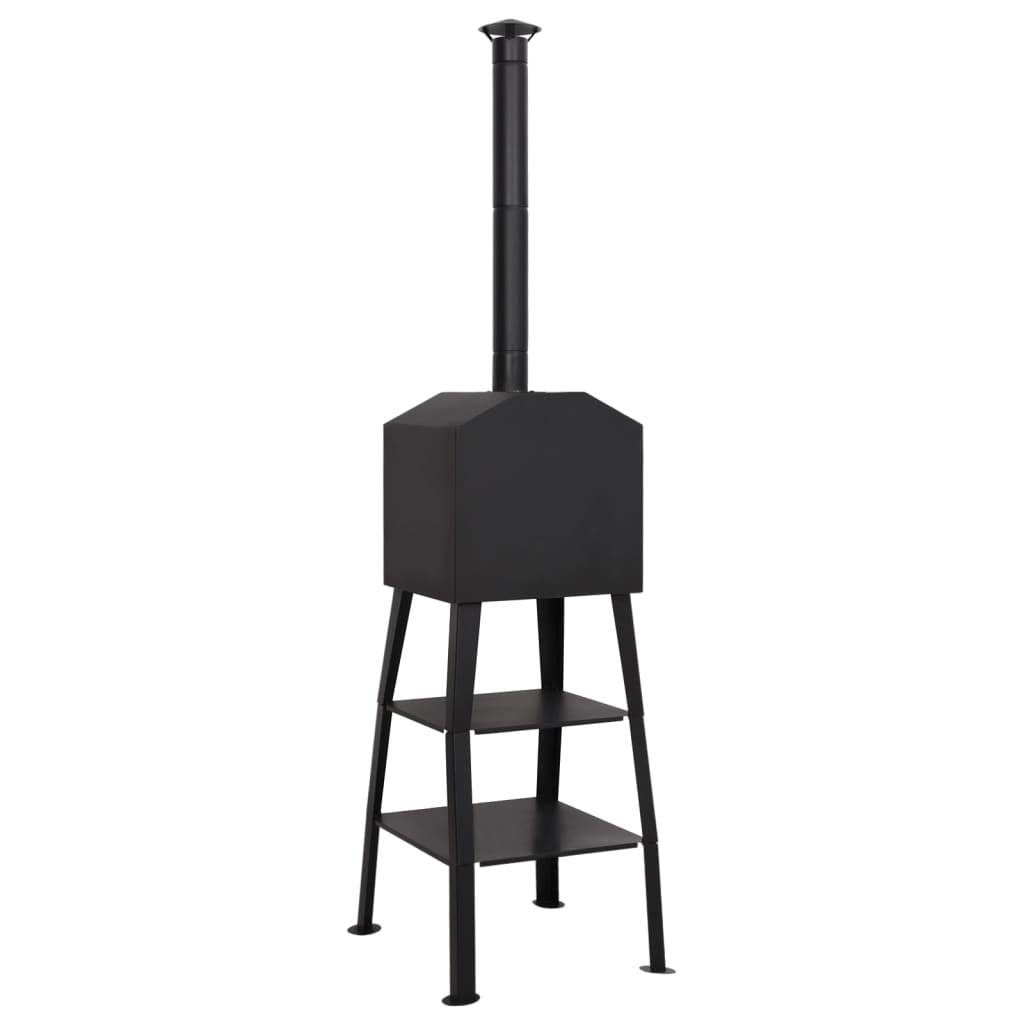 vidaXL Outdoor Pizza Oven Charcoal Fired with 2 Fireclay Stones - Loft&Timber
