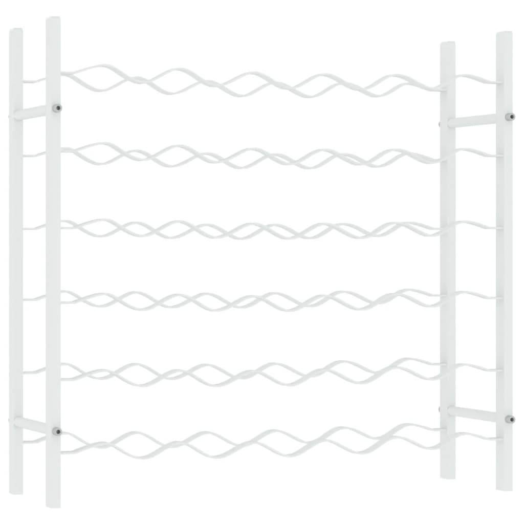 vidaXL Wine Rack Bottle Holder Wine Storage Organizer for Pantry Kitchen Metal - Loft&Timber