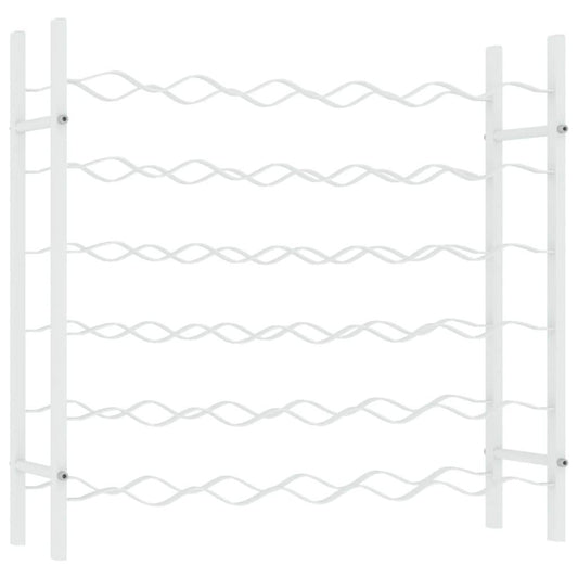 vidaXL Wine Rack Bottle Holder Wine Storage Organizer for Pantry Kitchen Metal - Loft&Timber