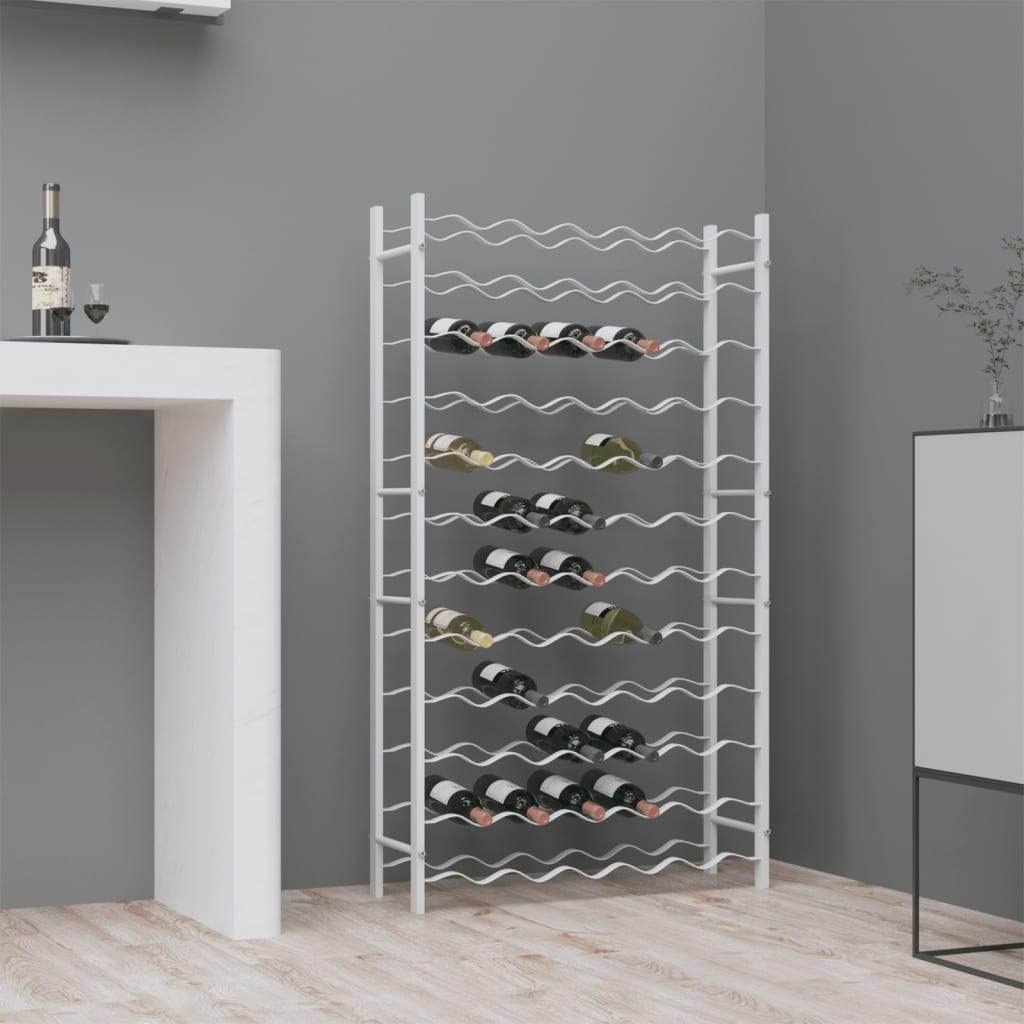 vidaXL Wine Rack Bottle Holder Wine Storage Organizer for Pantry Kitchen Metal - Loft&Timber