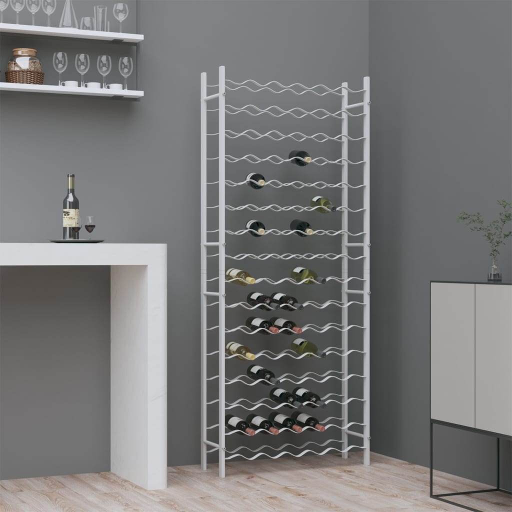 vidaXL Wine Rack Bottle Holder Wine Storage Organizer for Pantry Kitchen Metal - Loft&Timber