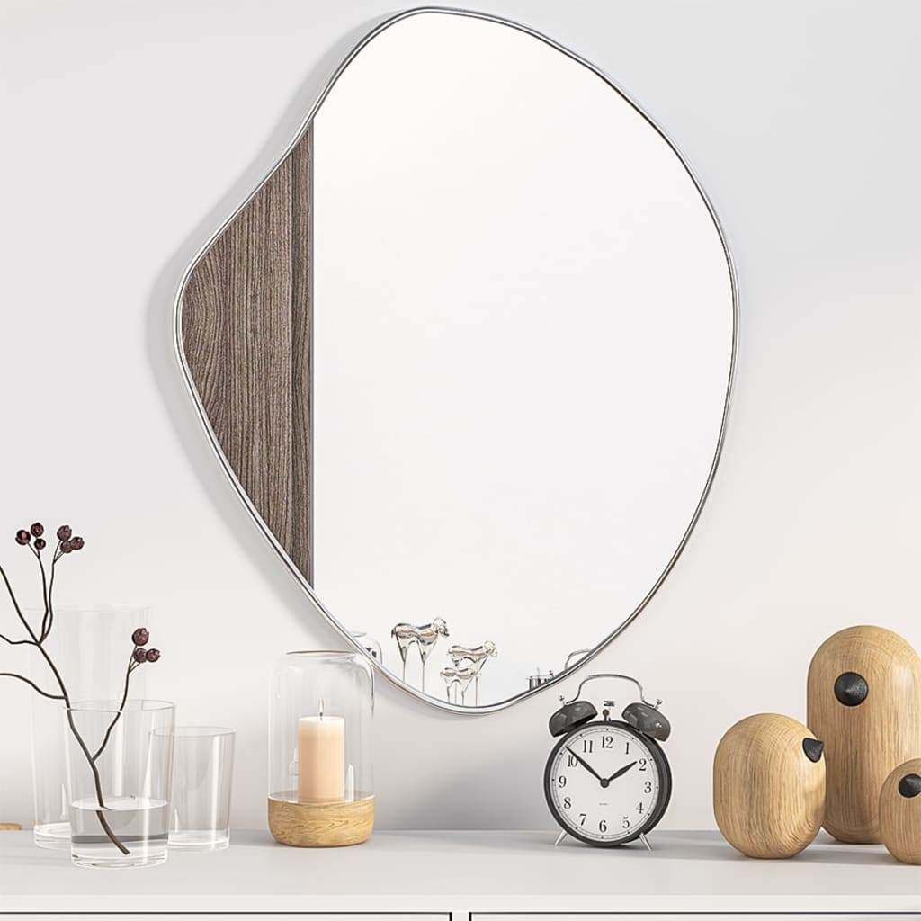 vidaXL Wall Mirror Decorative Hanging Make up Mirror for Bathroom Bedroom - Loft&Timber