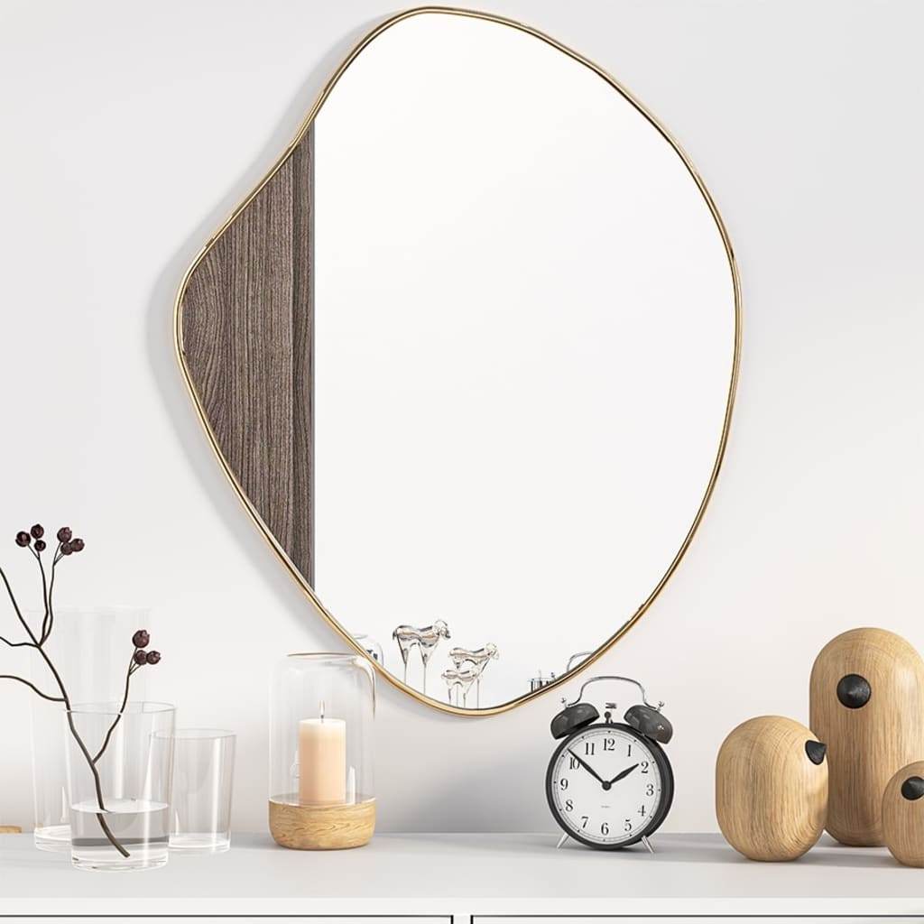 vidaXL Wall Mirror Decorative Hanging Make up Mirror for Bathroom Bedroom - Loft&Timber