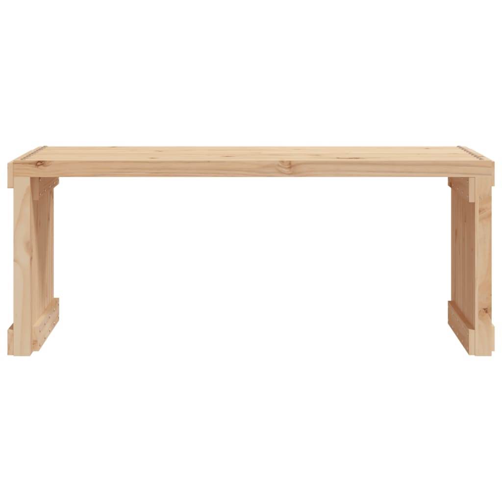 vidaXL Patio Bench Extendable Garden Bench Outdoor Seating Solid Wood Pine - Loft&Timber