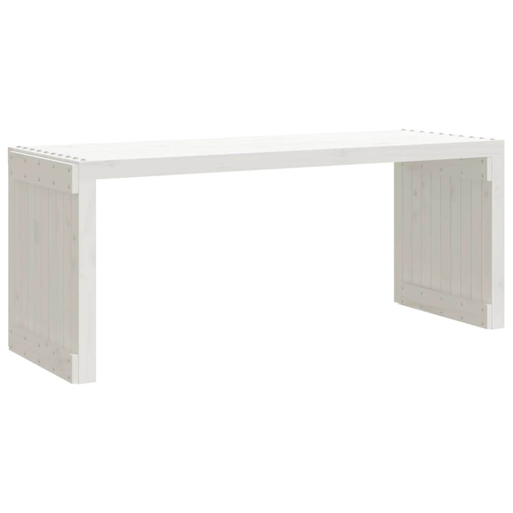 vidaXL Patio Bench Extendable Garden Bench Outdoor Seating Solid Wood Pine - Loft&Timber