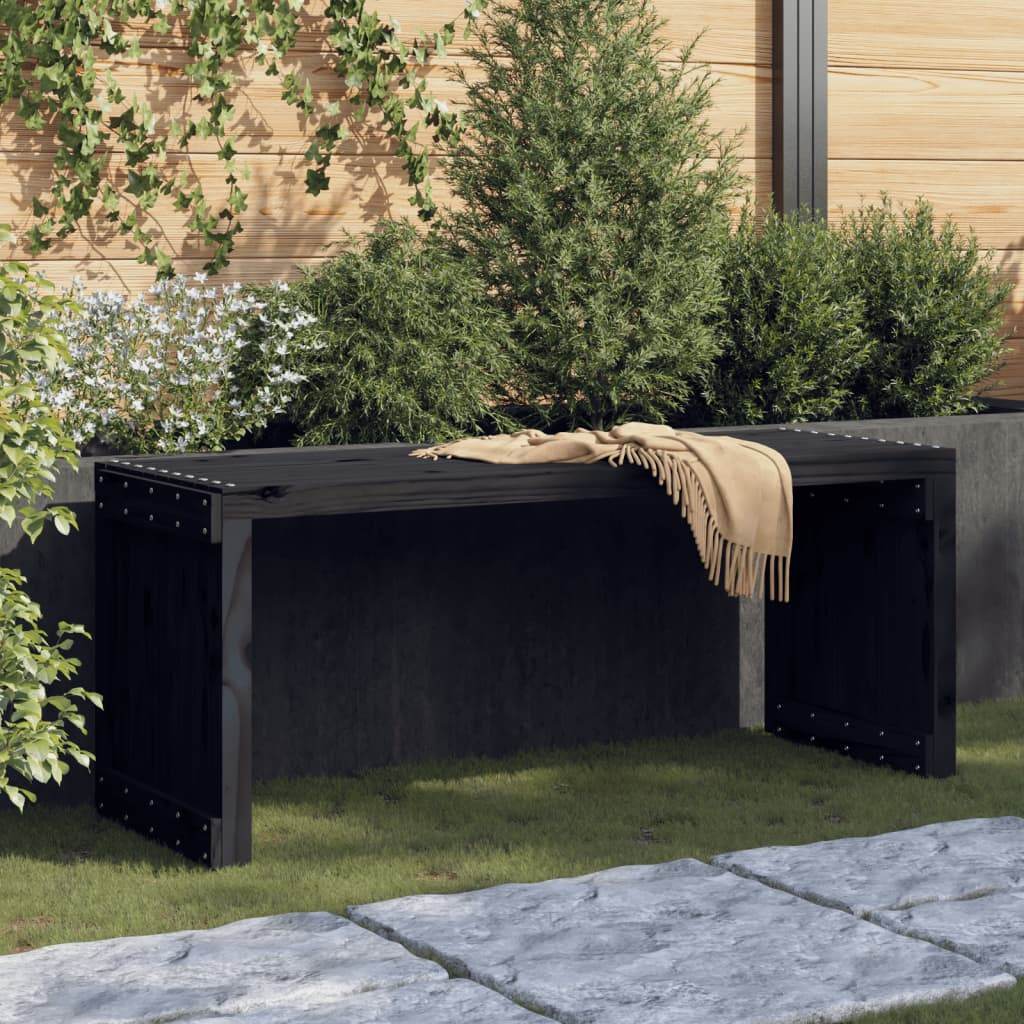 vidaXL Patio Bench Extendable Garden Bench Outdoor Seating Solid Wood Pine - Loft&Timber