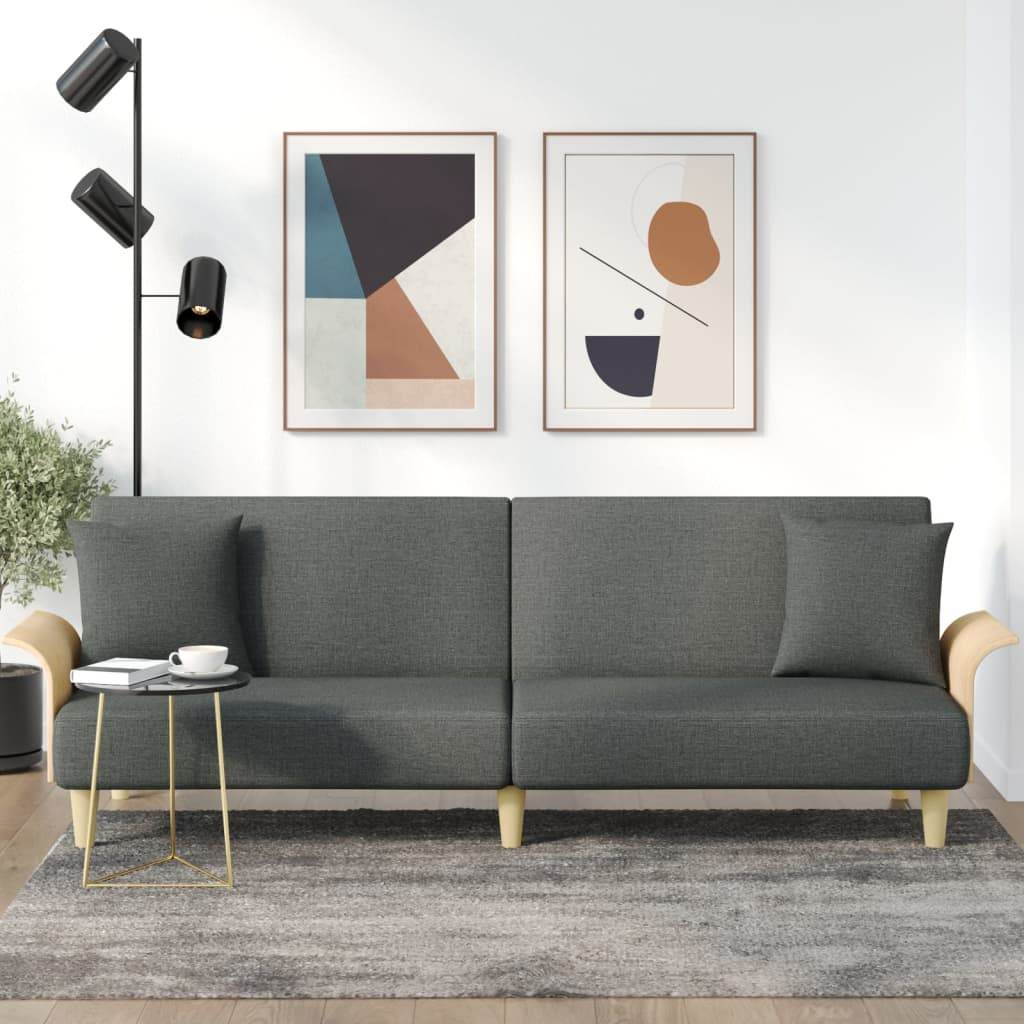 vidaXL Sofa Bed with Armrests Fabric Sofa Recliner Sleeper Sofa Daybed Couch - Loft&Timber