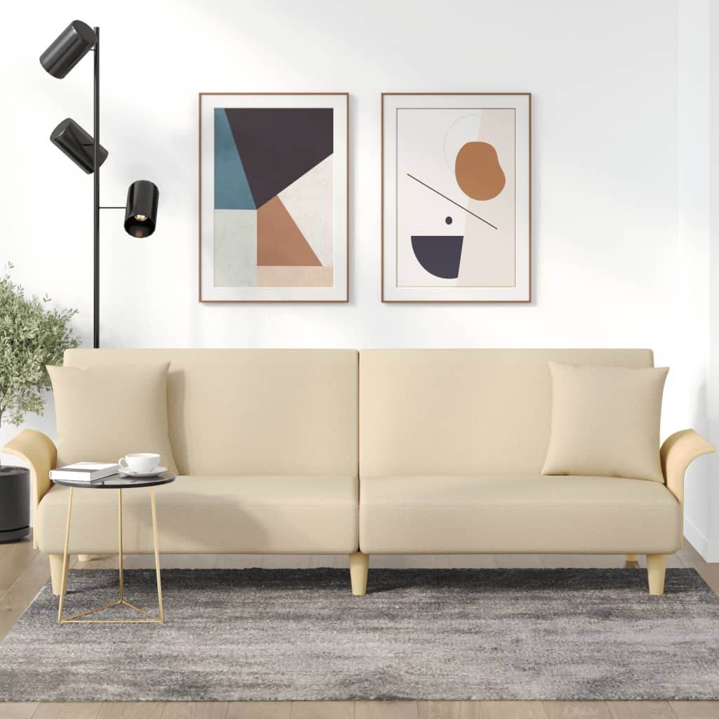 vidaXL Sofa Bed with Armrests Fabric Sofa Recliner Sleeper Sofa Daybed Couch - Loft&Timber