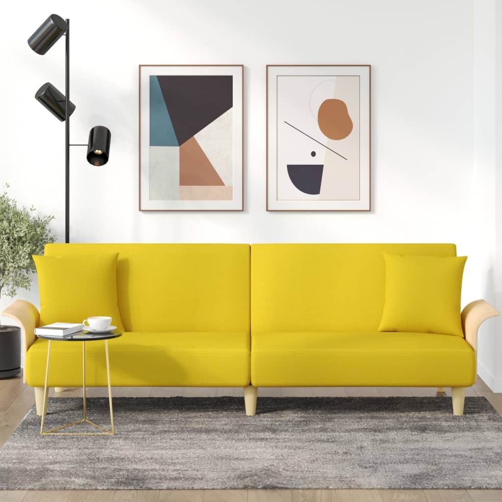 vidaXL Sofa Bed with Armrests Fabric Sofa Recliner Sleeper Sofa Daybed Couch - Loft&Timber