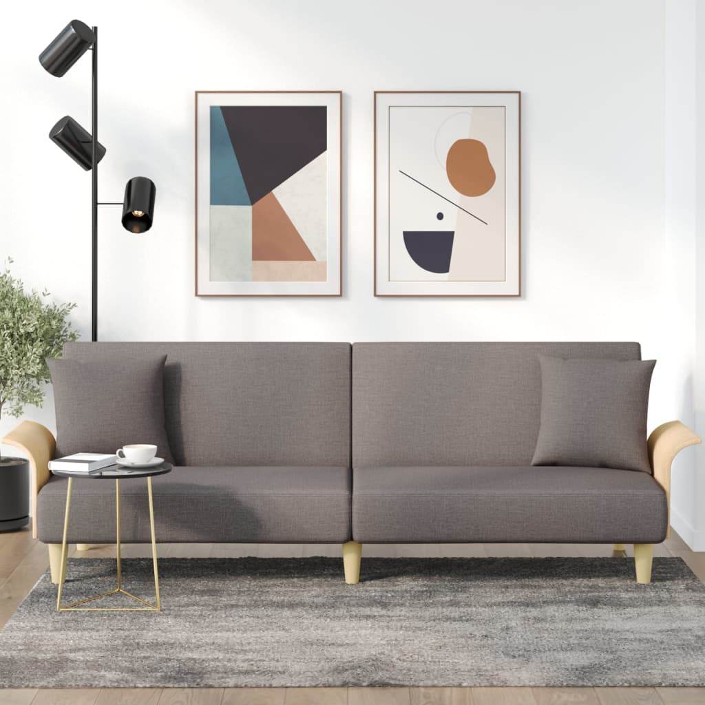 vidaXL Sofa Bed with Armrests Fabric Sofa Recliner Sleeper Sofa Daybed Couch - Loft&Timber