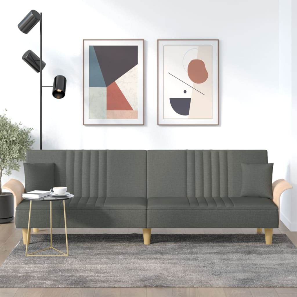 vidaXL Sofa Bed Sleeper Sofa Couch Bed Settee for Living Room Settee Fabric - Loft&Timber