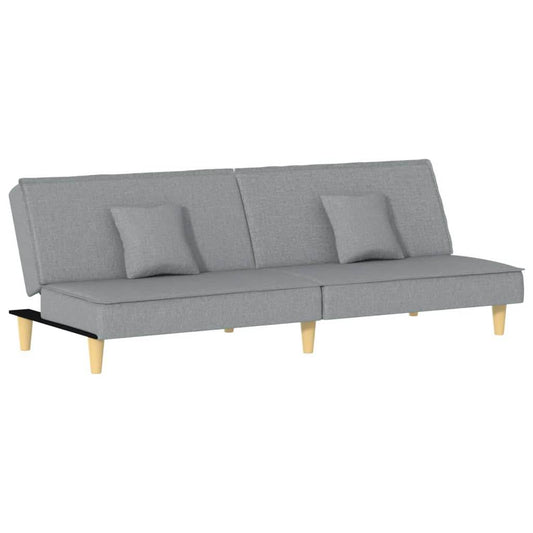 vidaXL Sofa Bed Modern Loveseat Sleeper Sofa Guest Bed with Pillows Fabric - Loft&Timber