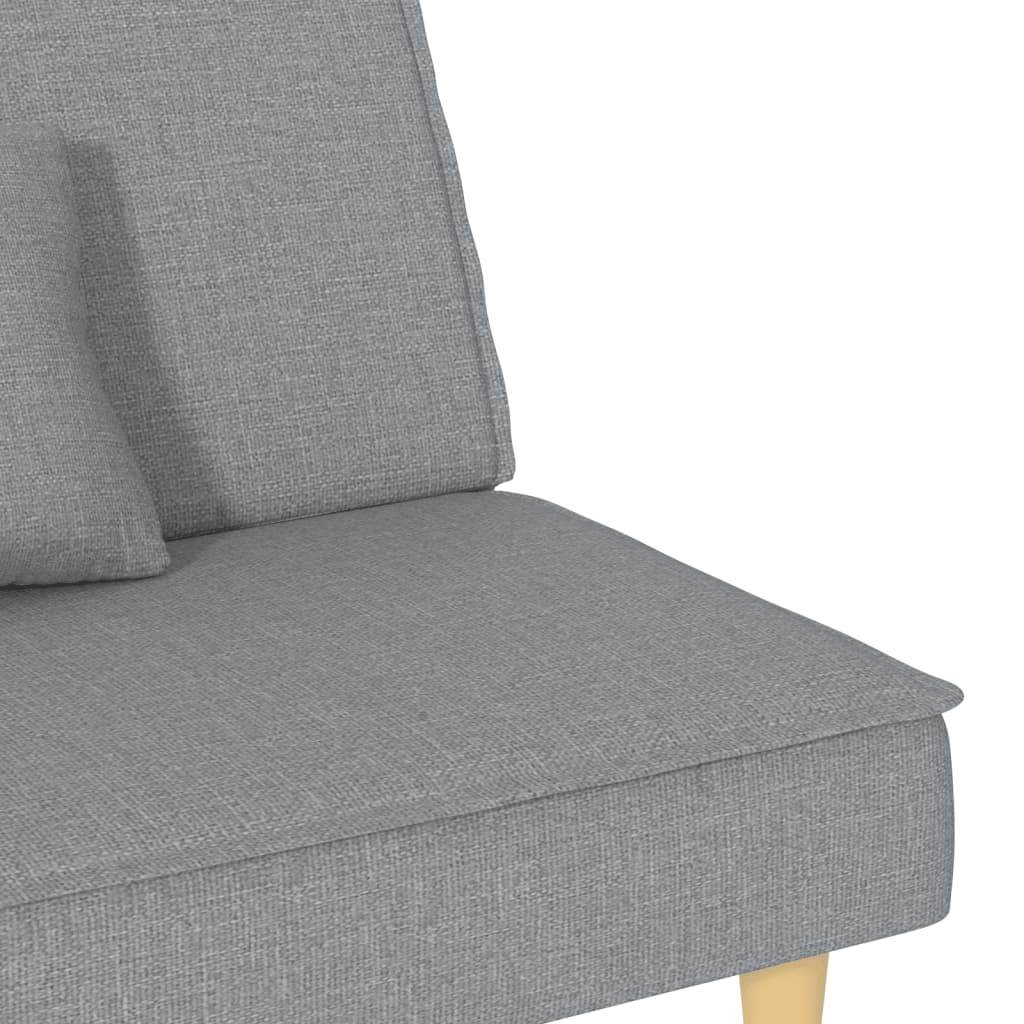 vidaXL Sofa Bed Modern Loveseat Sleeper Sofa Guest Bed with Pillows Fabric - Loft&Timber