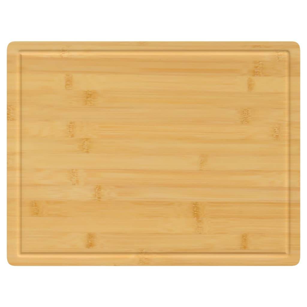 vidaXL Cutting Board Snack Cheese Board with Juice Groove for Kitchen Bamboo - Loft&Timber